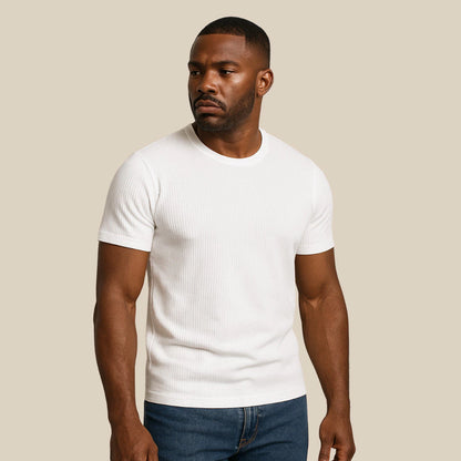 Camisa Canelada Estilo Americana Premium