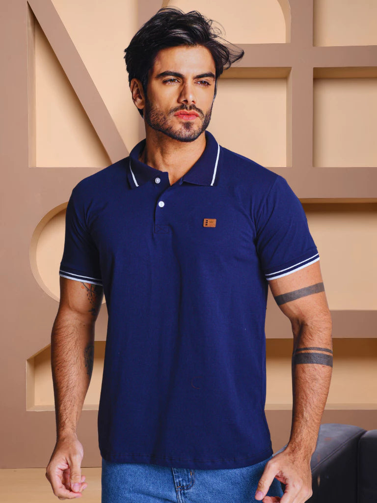 Camisa Gola Polo Tradicional Algodão Premium